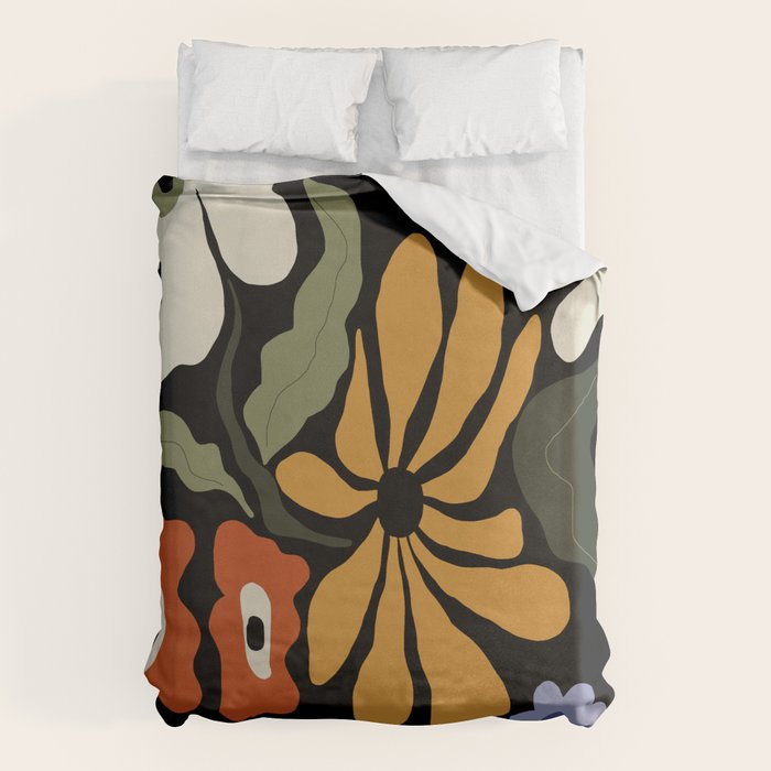 Summer floral night Duvet Cover Gallery Image 6