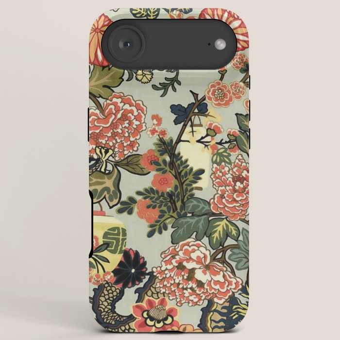 Chinese Dragon Vintage Floral Pattern iPhone Case Gallery Image 6