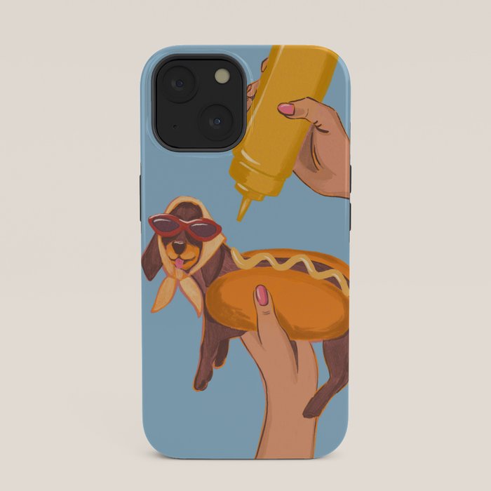 Hot Dog Dachshund Retro Pop Vintage-inspired art iPhone Case Gallery Image 33