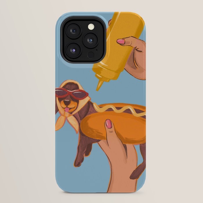 Hot Dog Dachshund Retro Pop Vintage-inspired art iPhone Case Gallery Image 24