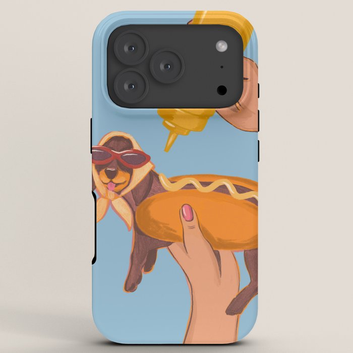 Hot Dog Dachshund Retro Pop Vintage-inspired art iPhone Case Gallery Image 7