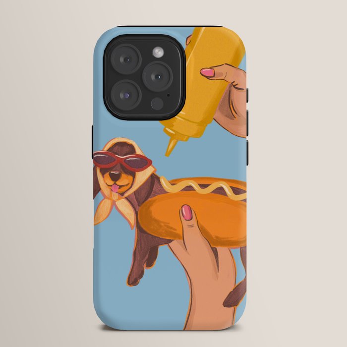 Hot Dog Dachshund Retro Pop Vintage-inspired art iPhone Case Gallery Image 15
