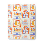 Summer vacation patchwork art pattern Metal Print Gallery Image 1