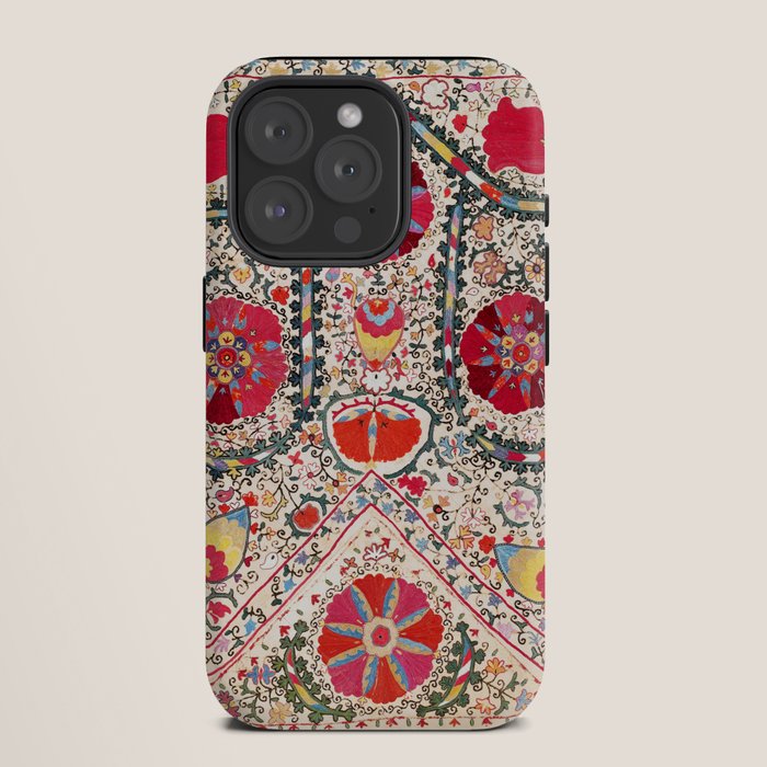 Lakai Suzani Uzbekistan Central Asian Embroidery Print iPhone Case Gallery Image 11