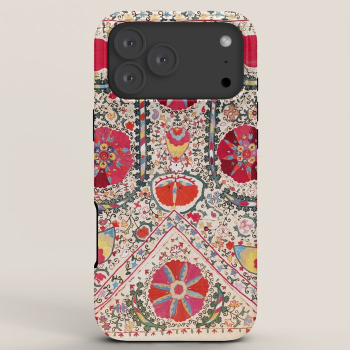 Lakai Suzani Uzbekistan Central Asian Embroidery Print iPhone Case Gallery Image 8
