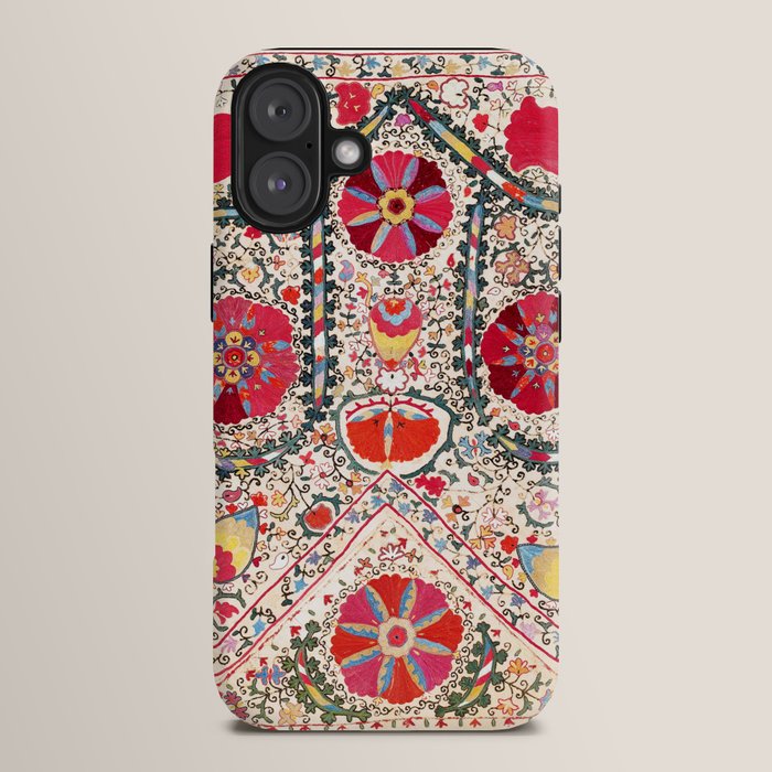 Lakai Suzani Uzbekistan Central Asian Embroidery Print iPhone Case Gallery Image 14