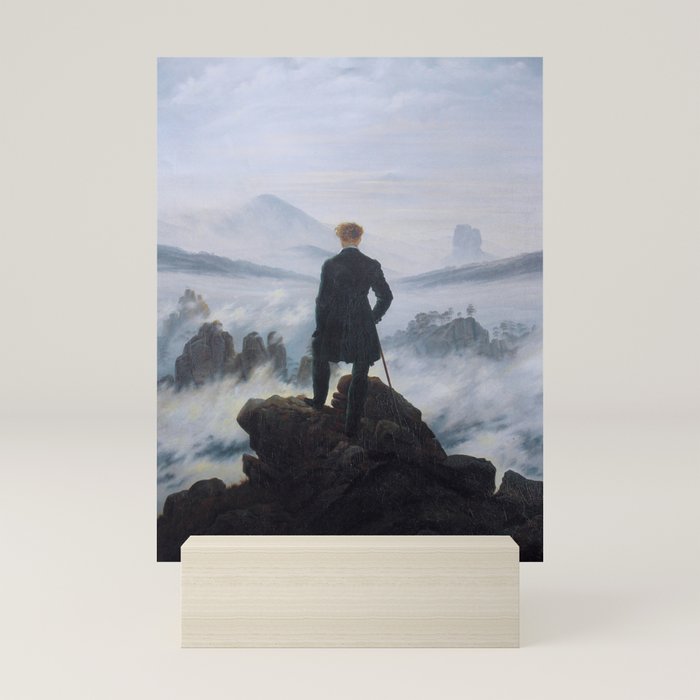 Wanderer above the Sea of Fog Mini Art Print Gallery Image 5
