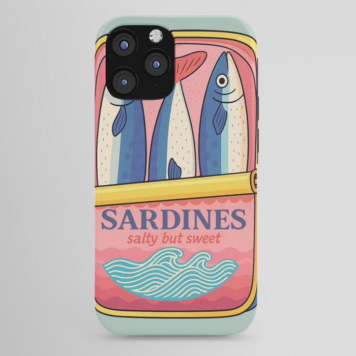 Tin of Love - Sardines in a Can with Heart Tail iPhone Case Gallery Image 44