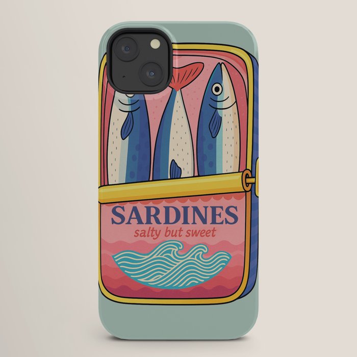 Tin of Love - Sardines in a Can with Heart Tail iPhone Case Gallery Image 26