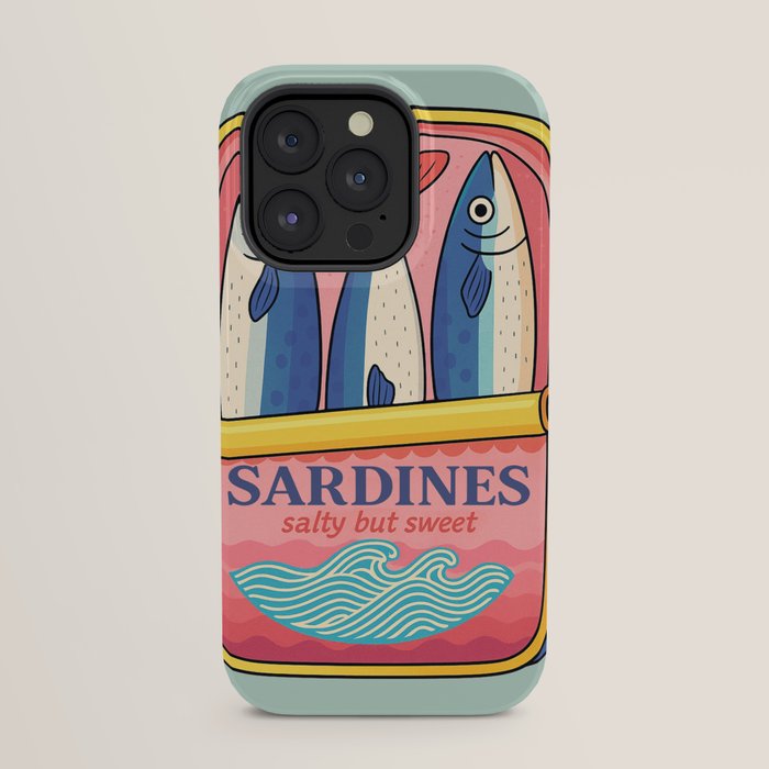 Tin of Love - Sardines in a Can with Heart Tail iPhone Case Gallery Image 31
