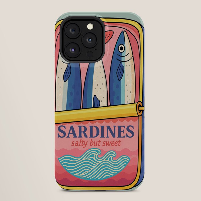 Tin of Love - Sardines in a Can with Heart Tail iPhone Case Gallery Image 28