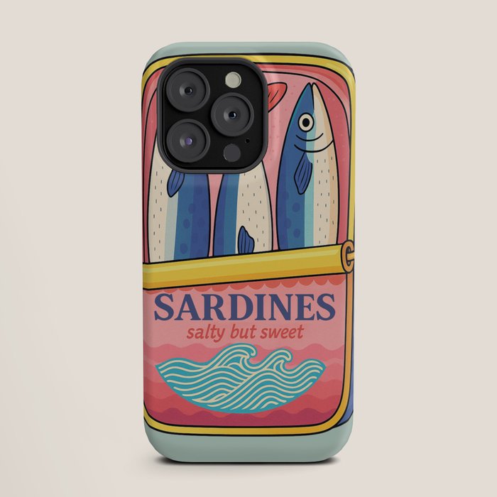 Tin of Love - Sardines in a Can with Heart Tail iPhone Case Gallery Image 19