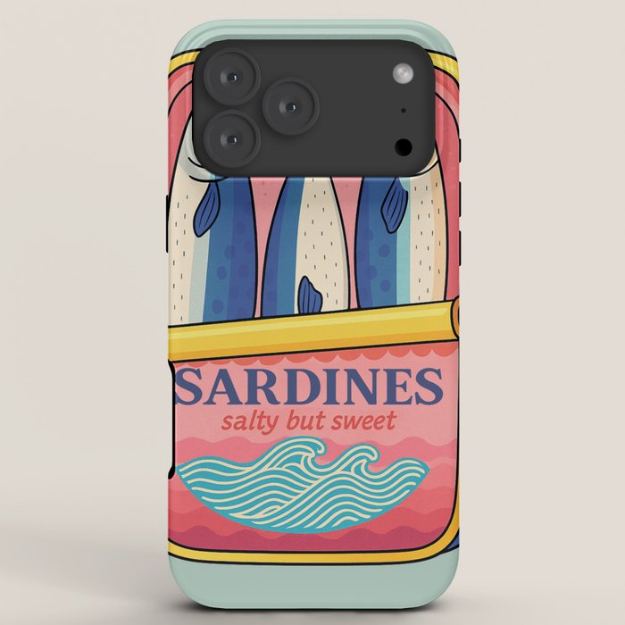 Tin of Love - Sardines in a Can with Heart Tail iPhone Case Gallery Image 8