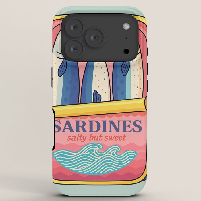 Tin of Love - Sardines in a Can with Heart Tail iPhone Case Gallery Image 7