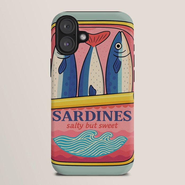 Tin of Love - Sardines in a Can with Heart Tail iPhone Case Gallery Image 10