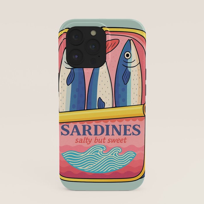Tin of Love - Sardines in a Can with Heart Tail iPhone Case Gallery Image 39