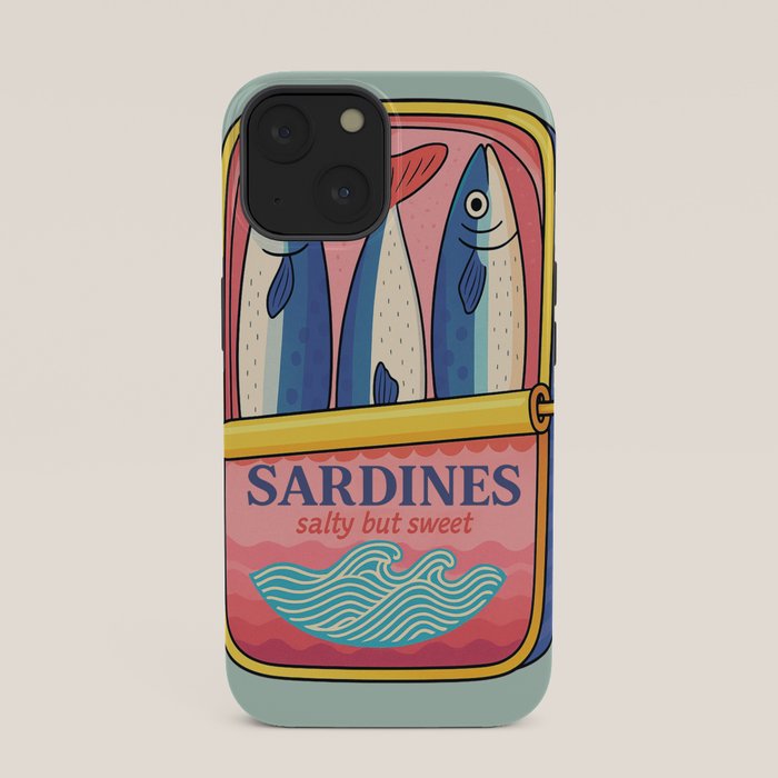 Tin of Love - Sardines in a Can with Heart Tail iPhone Case Gallery Image 33