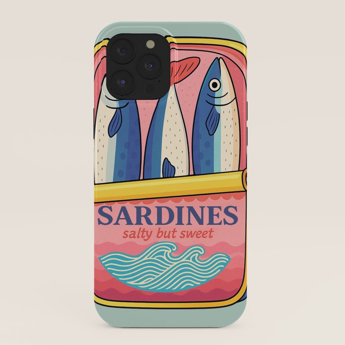 Tin of Love - Sardines in a Can with Heart Tail iPhone Case Gallery Image 40