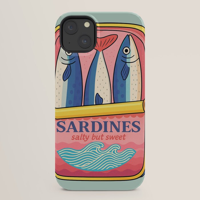 Tin of Love - Sardines in a Can with Heart Tail iPhone Case Gallery Image 30
