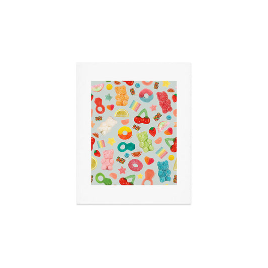 Candy Print in Blue Art Print Gallery Image 1