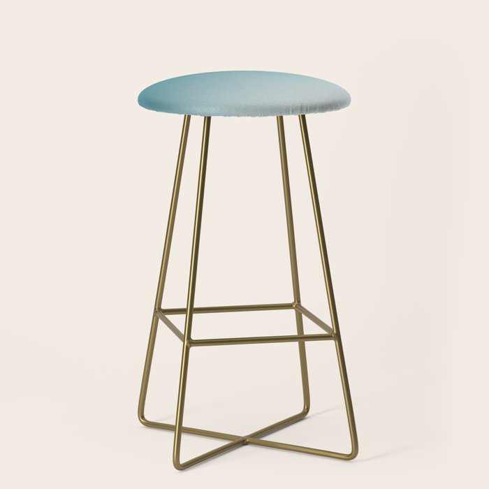 Tropical Dark Teal Gradient Inspired by Sherwin Williams 2020 Trending Color Oceanside SW6496 on Off White Stool Gallery Image 2