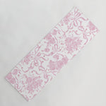Vintage blush pink white bow floral polka dots Yoga Mat Gallery Image 1