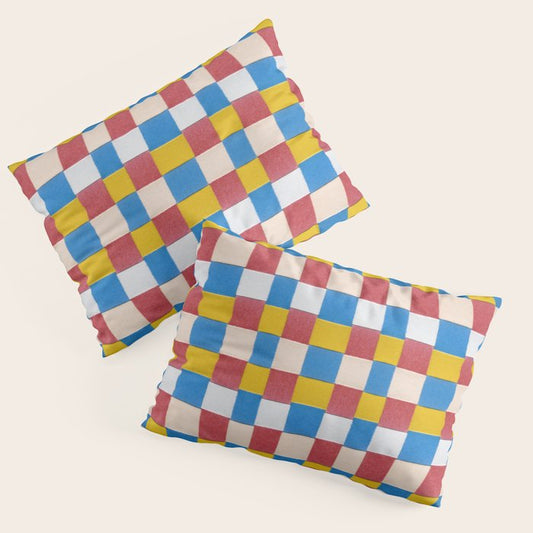 Paper Weaving Pattern #2 Pillow Sham Gallery Image 1