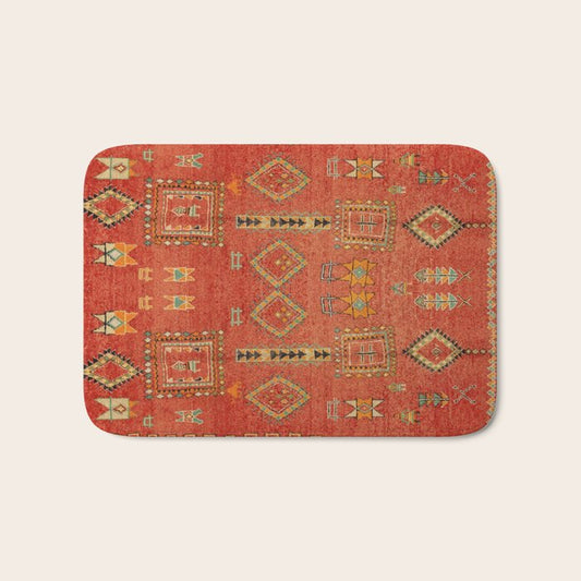 Moroccan Traditional Heritage Design Berber Style E5 Bath Mat Gallery Image 1
