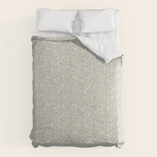 Painterly Florals - Sage Comforter Gallery Image 1