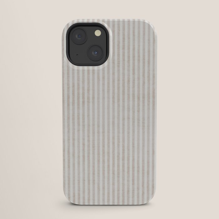 AEGEAN WIDE TICKING STRIPE JUTE iPhone Case Gallery Image 25