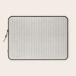 AEGEAN WIDE TICKING STRIPE JUTE Laptop Sleeve Gallery Image 1