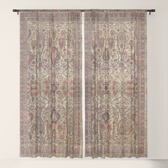 Lavar Kirman Southeast Persian Rug Print Window Curtain Gallery Image 21