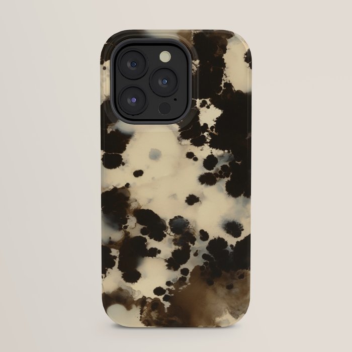 Black and White Tortoiseshell Pattern iPhone Case Gallery Image 31