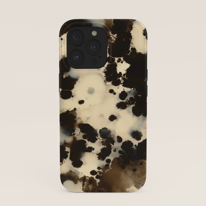 Black and White Tortoiseshell Pattern iPhone Case Gallery Image 39
