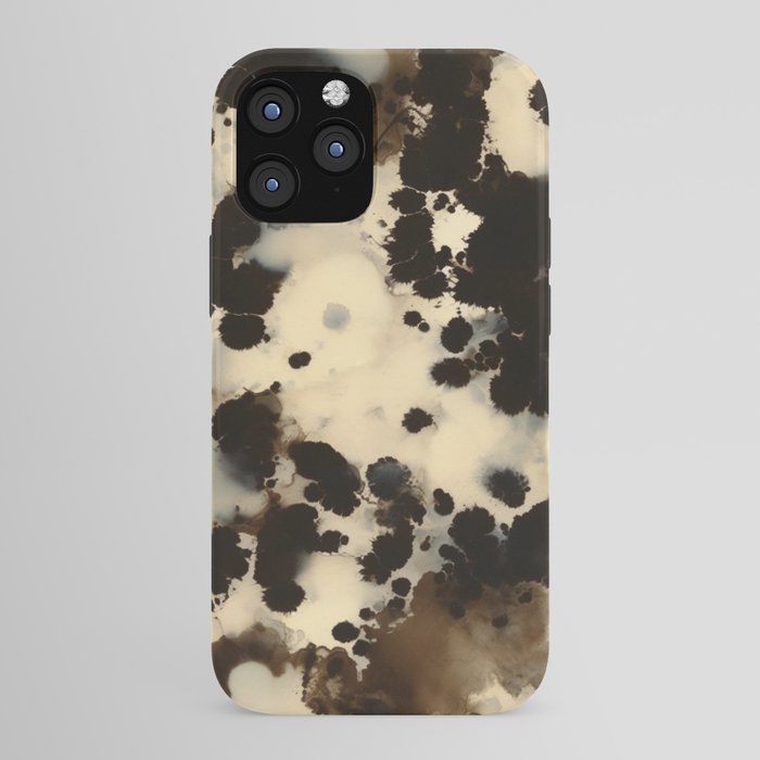 Black and White Tortoiseshell Pattern iPhone Case Gallery Image 43
