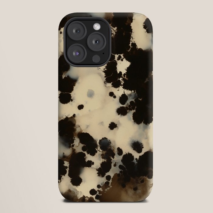 Black and White Tortoiseshell Pattern iPhone Case Gallery Image 20