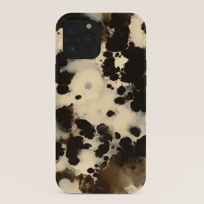 Black and White Tortoiseshell Pattern iPhone Case Gallery Image 40