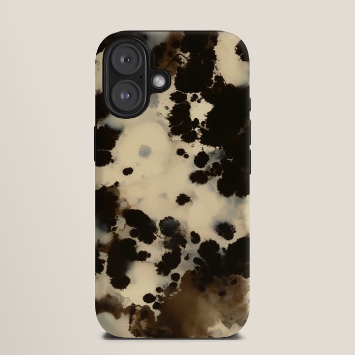 Black and White Tortoiseshell Pattern iPhone Case Gallery Image 9