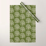 Partridge in a Pear Tree - Green Wrapping Paper Gallery Image 1