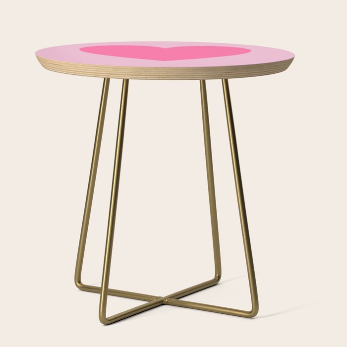 Pink Heart Side Table Gallery Image 1