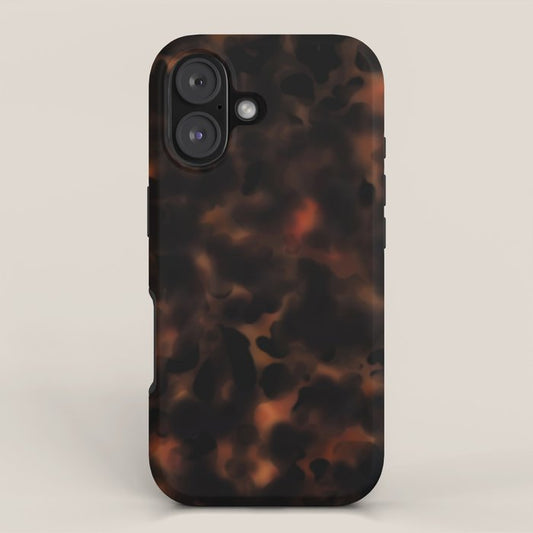 tortoise shell texture iPhone Case Gallery Image 1