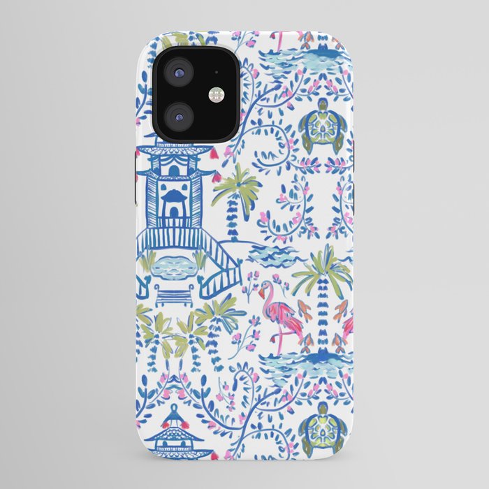 Colorful Coastal Chinoiserie iPhone Case Gallery Image 41