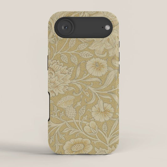 William Morris Double Bough Antique Gold iPhone Case Gallery Image 2