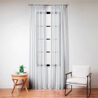 CoastL Stripe . Blue Window Curtain Gallery Image 20