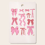 Bows in red and pink Cutting Board Gallery Image 1