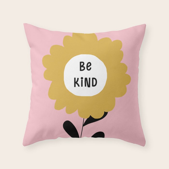 Be Kind Throw Pillow Gallery Image 1