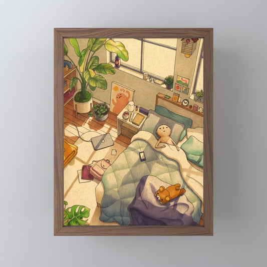 Afternoon Nap Mini Art Print Gallery Image 2