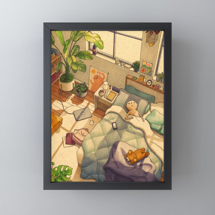 Afternoon Nap Mini Art Print Gallery Image 3