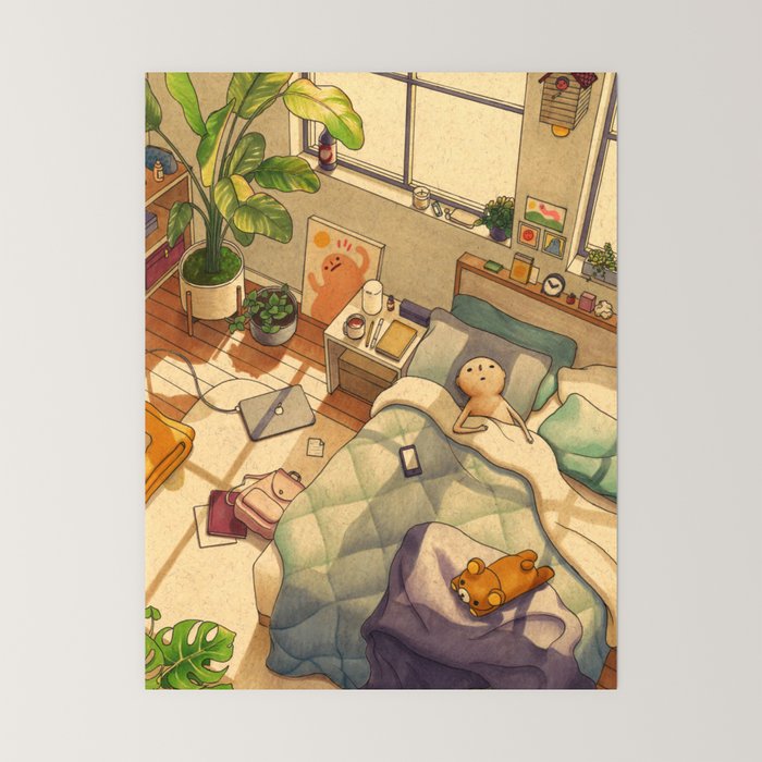 Afternoon Nap Mini Art Print Gallery Image 6