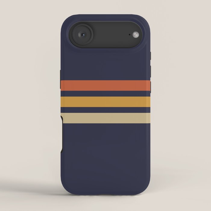 Vintage Retro Stripes iPhone Case Gallery Image 2